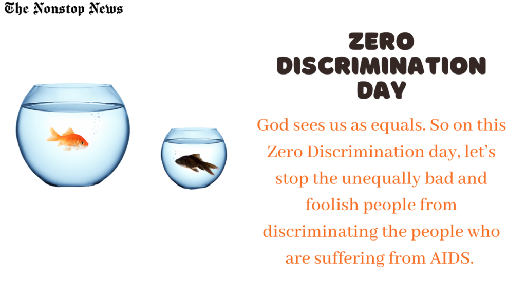 Zero Discrmination Day Quotes
