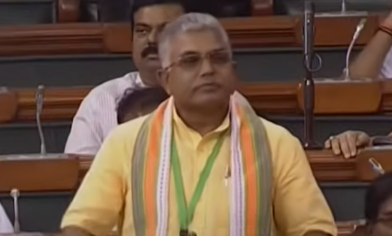 West Bengal: BJP President Dilip Ghosh targeted, Said all the work of Mamta Government is Illegal