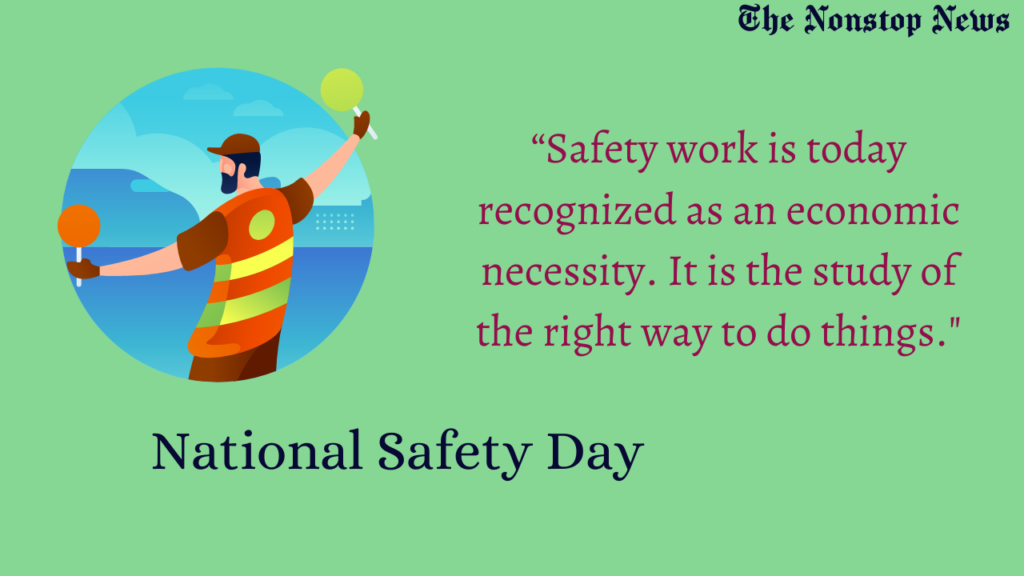 National Safety Day messages