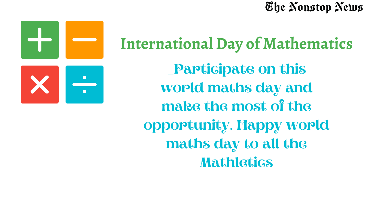 International Day of Mathematics 2021 Quotes, Messages, Greetings, Wishes, and HD Images to Share
