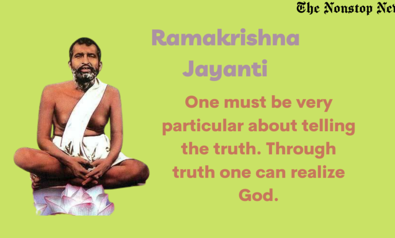 Ramakrishna Jayanti 2021 Quotes, Messages, Greetings, Wishes, and HD Images to Share