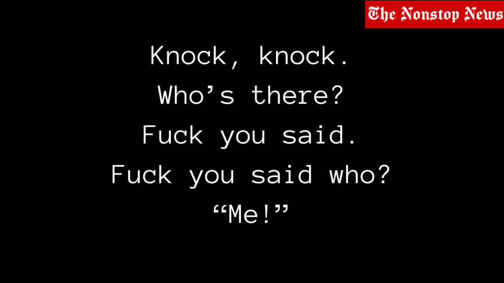 Knock knock jokes for adults