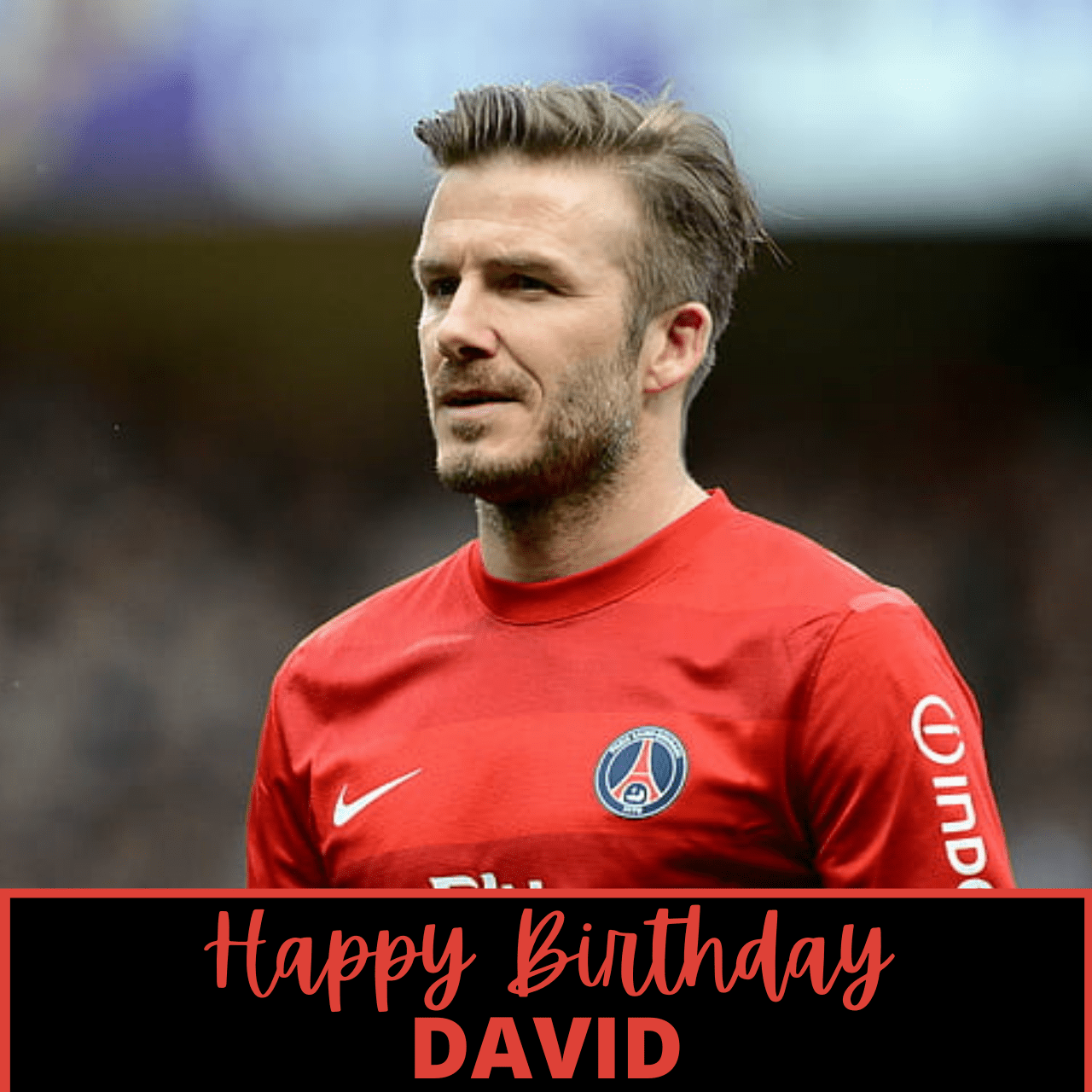 Happy Birthday David Beckham Card, Meme, GIF, Wishes, and Images