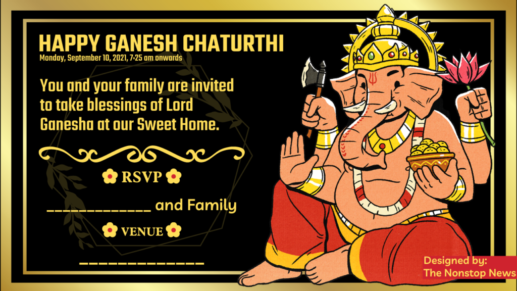 Ganesh Chaturthi Invitation Card Images