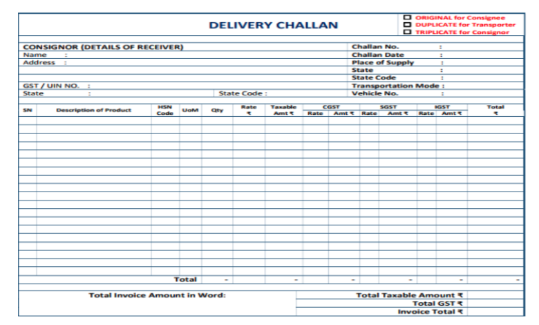 How do you Issue a Delivery Challan?