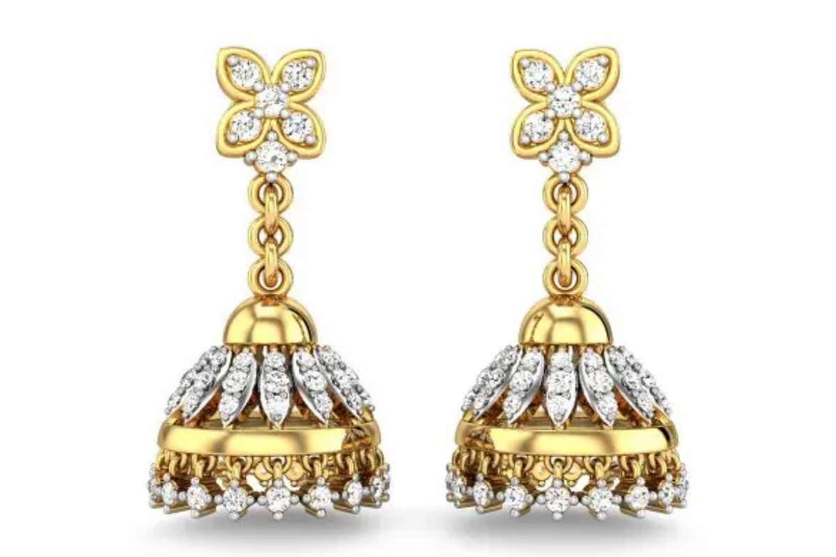 Experience the Ultimate Luxury with Diamond Jhumkas