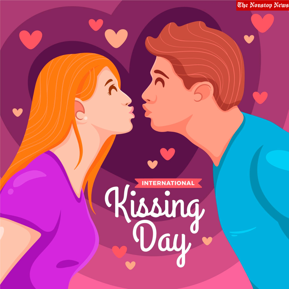 International Kissing Day 2022: Best Instagram Captions, Facebook Greetings, Twitter Images, WhatsApp Quotes to Share