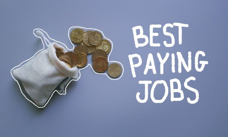 What are the top 5 best paying jobs in technology in 2022?
