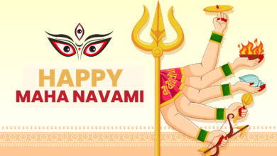 Happy Maha Navami 2022 Quotes, Banners, Greetings, Posters, Messages, Wishes, and Images for 'Durga Navami'