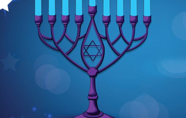 Hanukkah 2022 Card Messages, Sentiments, Template Image Designs, and Verses to celebrate the Feast of Dedication