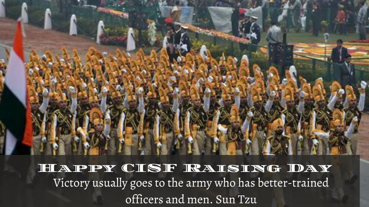 CISF Raising Day 2023 Wishes, Messages, Images, Greetings, Quotes, Shayari, Posters, and Banners