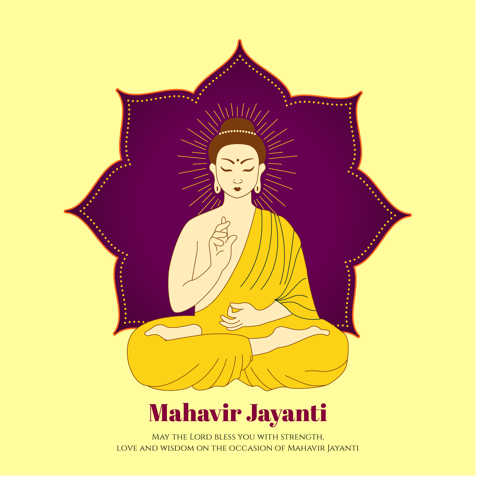 Mahavir Jayanti 2023 Sayings, Greetings, Images, Wishes, Messages, and Shayari