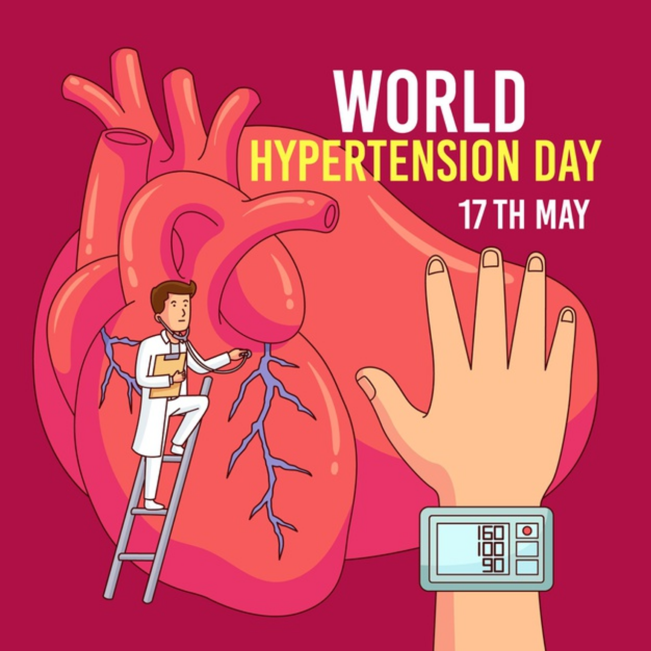 World Hypertension Day 2023: Current Theme, Quotes, Images, Messages, Wishes, Greetings, Posters, Banners, Banners, Cliparts, Captions, and Sayings