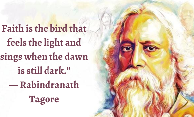 Rabindranath Tagore Jayanti 2023 Wishes, Quotes, Posters, Messages, Drawings, Greetings, Sayings, Slogans and Images