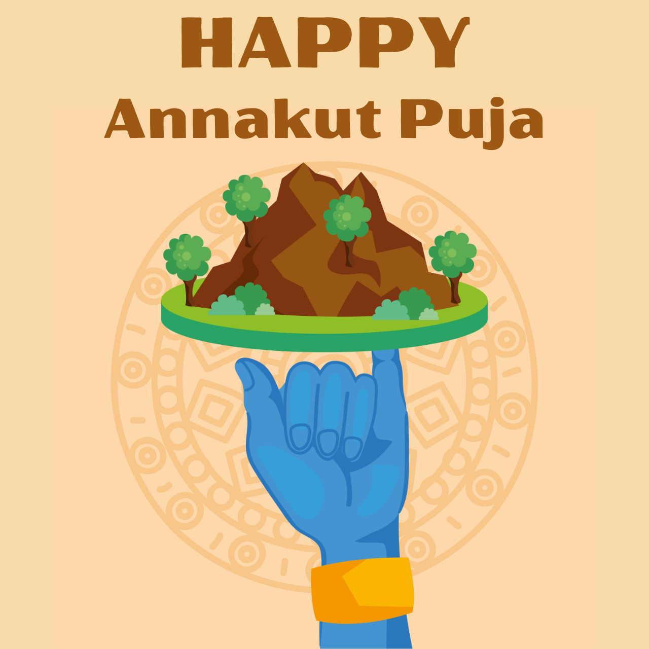 Annakut Puja 2023: Hindi Wishes, Images, Quotes, Messages, Greetings, Sayings, Shayari, Posters, Banners and Slogans