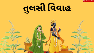 Tulsi Vivah 2023 Wishes in Gujarati, Images, Messages, Greetings, Shayari, Quotes, Cliparts and Instagram Captions