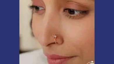 The Bridal Glow: Diverse Gold Nose Ring Designs for Wedding