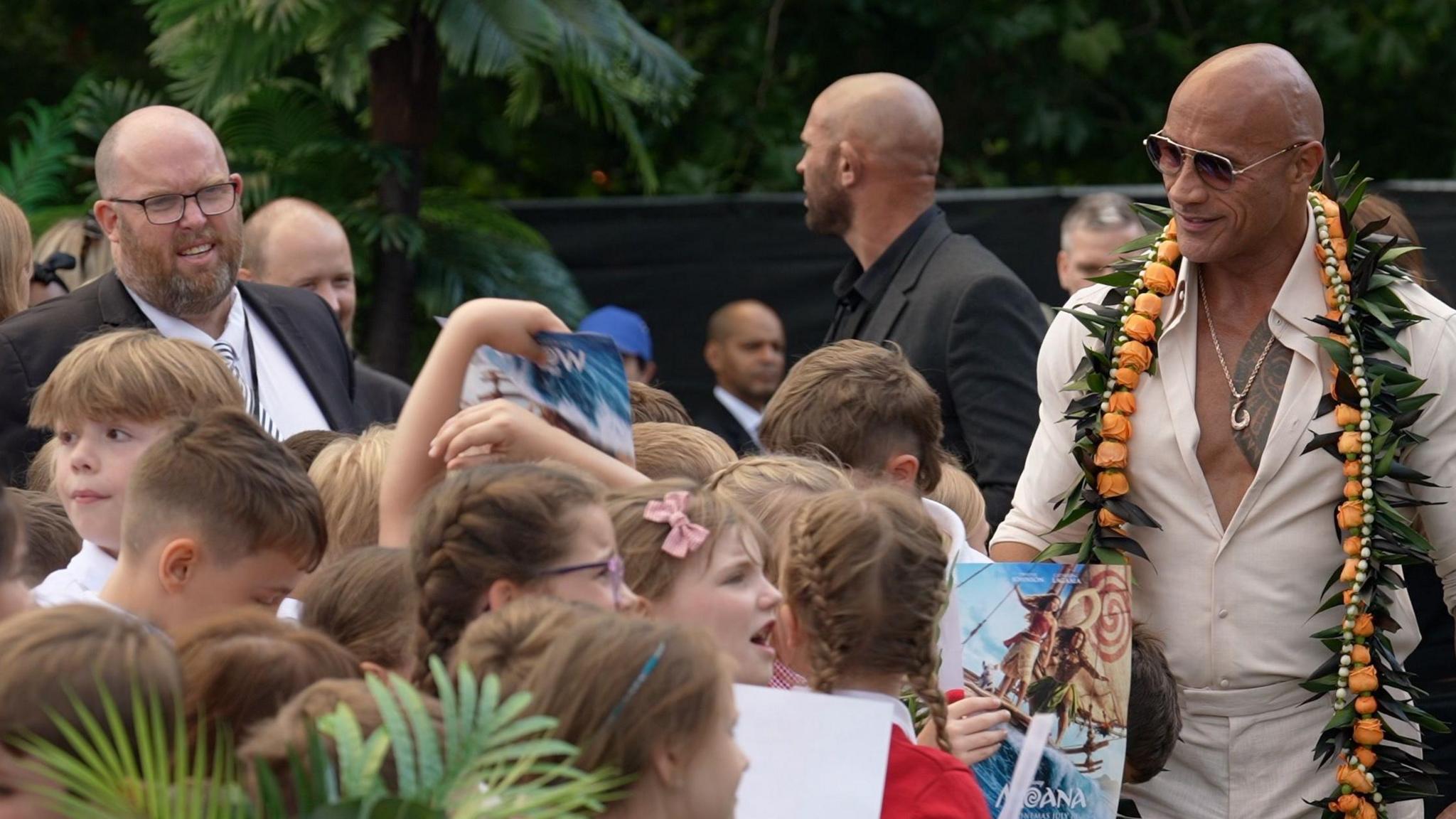 Latest News image related to Dwayne Johnson surprises Sudbury pupils on London school trip