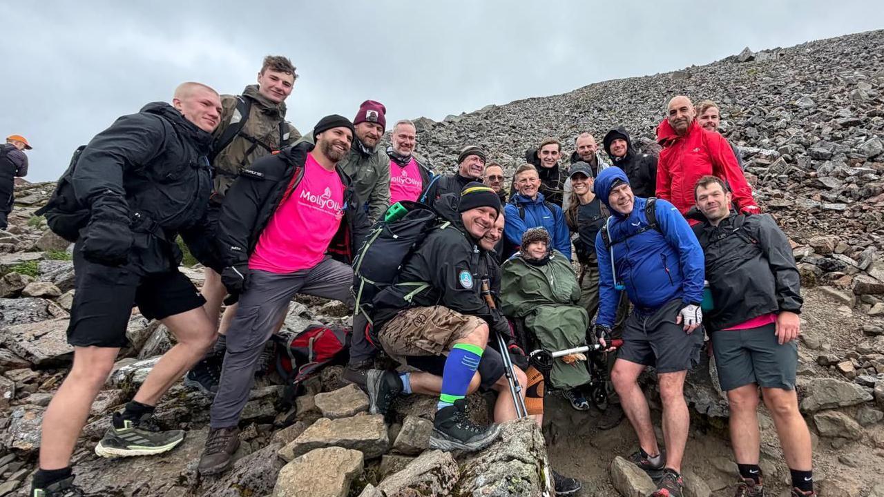 Latest News image related to Boy says he bumped into princess on Three Peaks Challenge