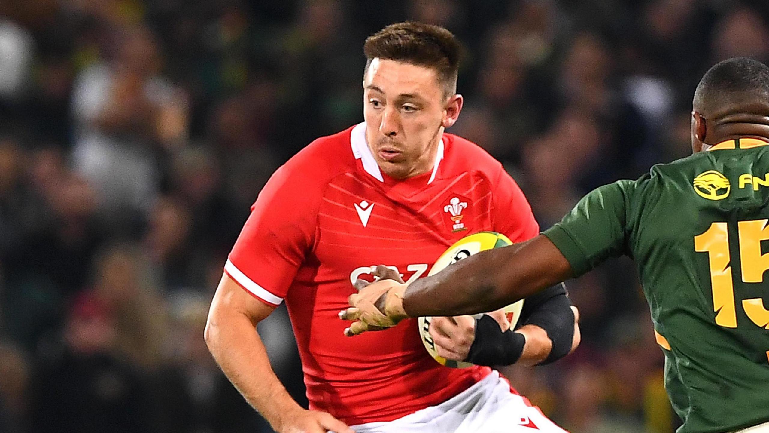 Sports image related to Wales v South Africa: Adams calls it the toughest test