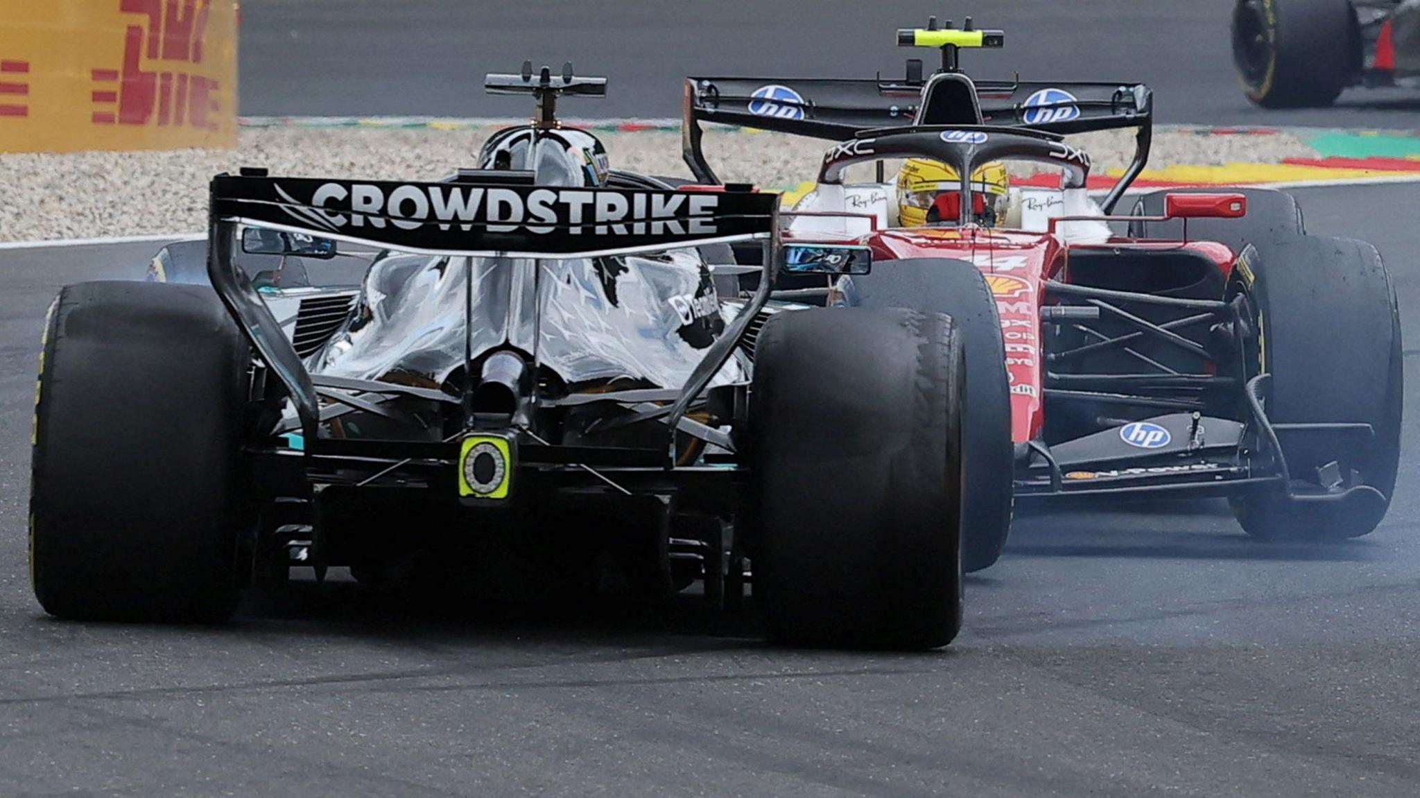 Sports image related to Why Hamilton penalised Leclerc? BBC F1 Q&A