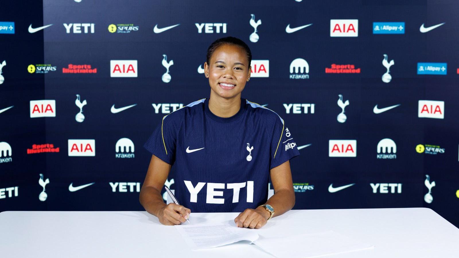 Sports image related to Alice Sombath signs for Tottenham