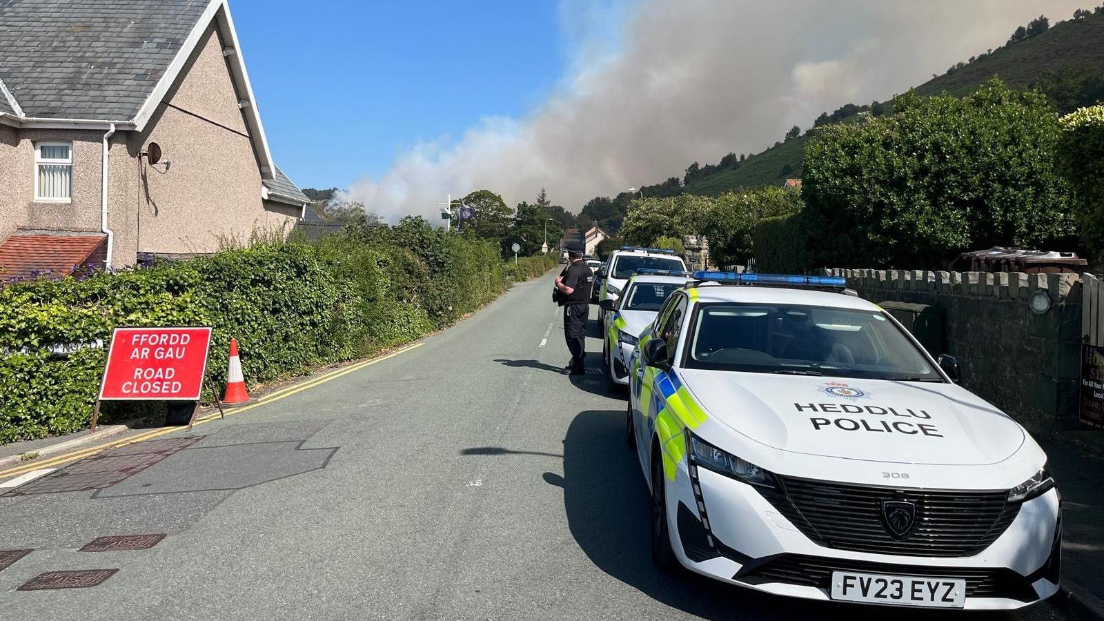 Latest News image related to Wildfire near Conwy Mountain: 36 homes evacuated