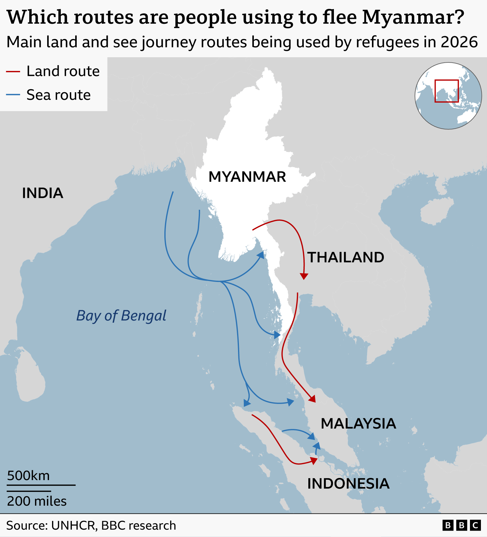 World image related to Rohingya disappearance at sea: estimated 530 missing after 29 June