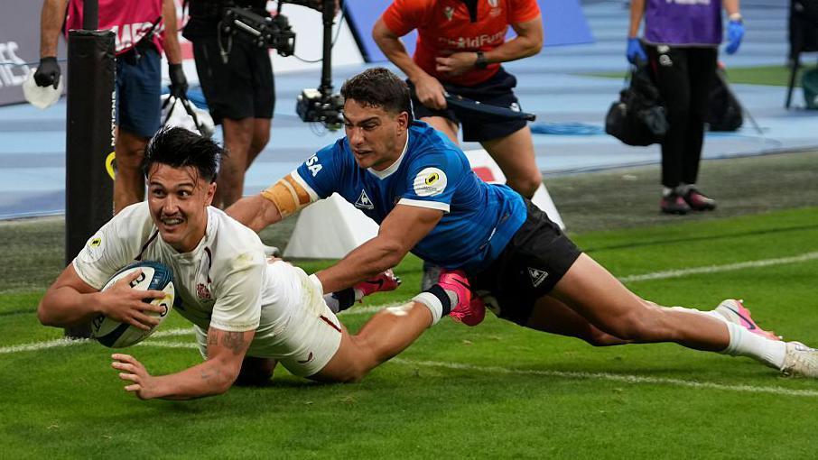 Latest News image related to England beat Argentina after late TMO call