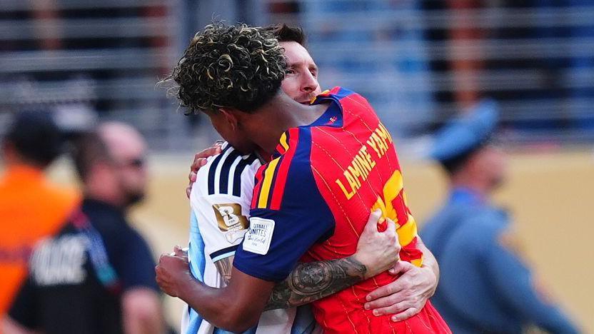 Sports image related to Lamine Yamal leads Spain to World Cup victory over Argentina