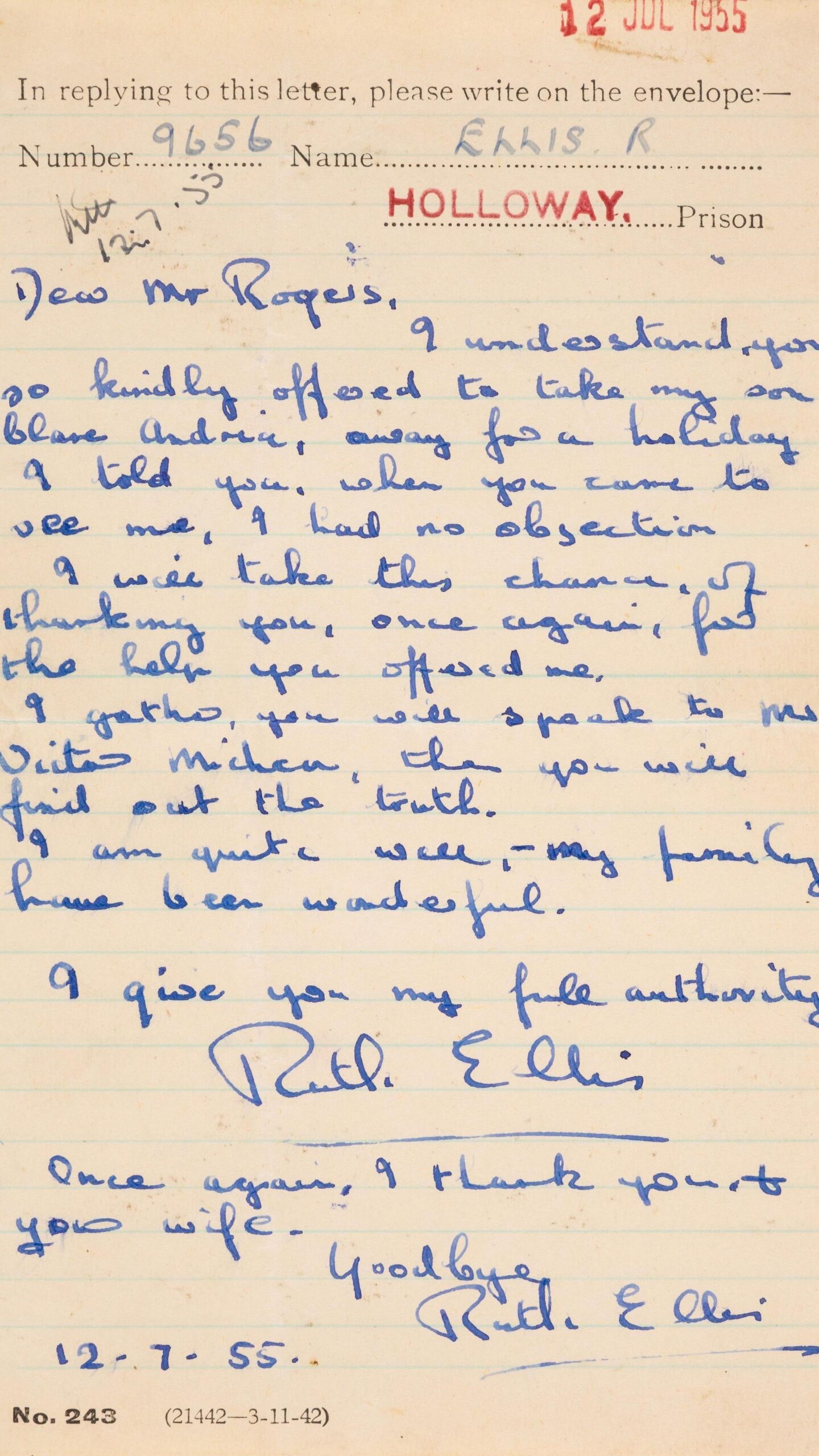 Latest News image related to Ruth Ellis granted conditional posthumous pardon, BBC reports
