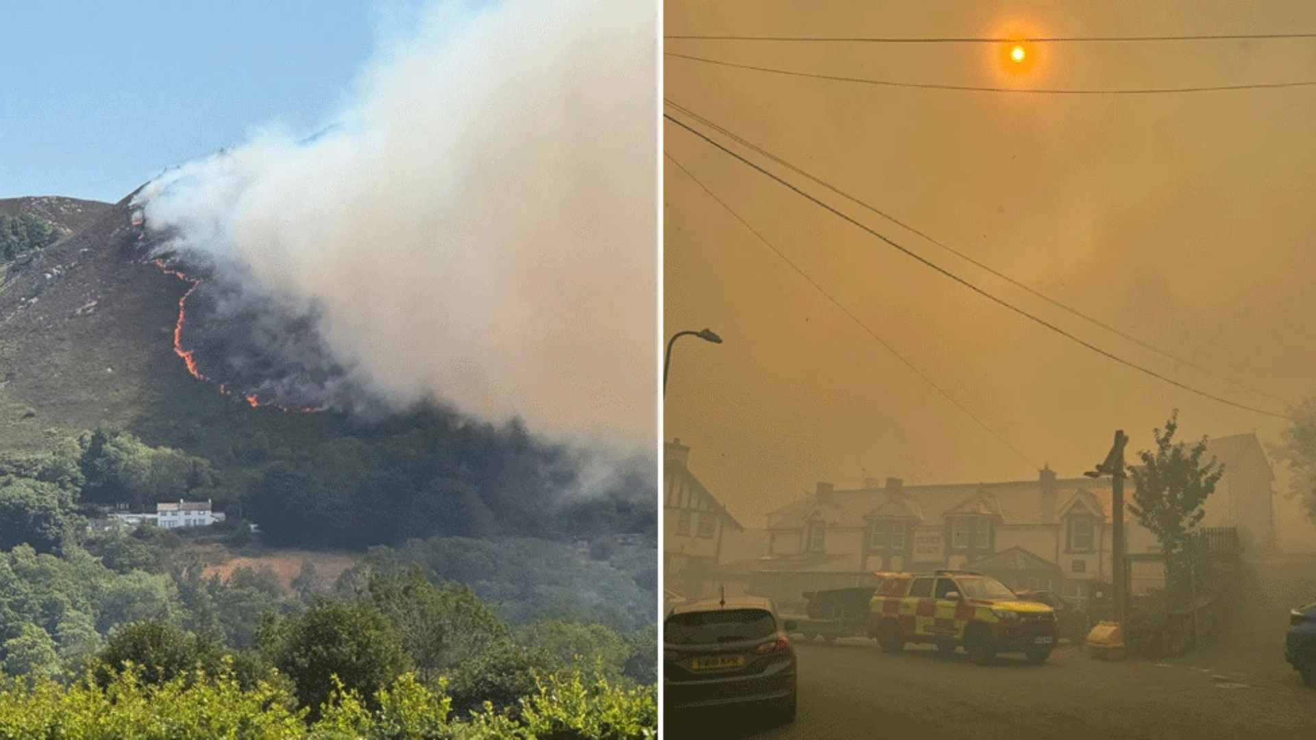 Latest News image related to Conwy fire: Major incident declared as residents evacuated